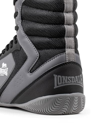 Lonsdale Chaussures de Boxe Mixte Heskin – Serrage Élevé, Idéal pour l'Entraînement Sportif