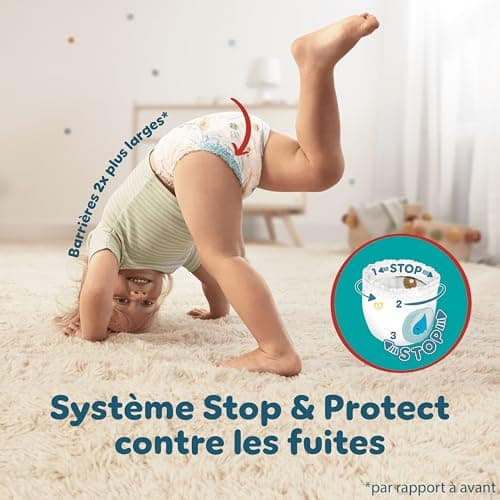 Pampers Baby-Dry Pants Taille 5 160 CouchesOEKO-TEX STANDARD 100 The Forest Stewardship Council
Pampers Baby-Dry Pants T