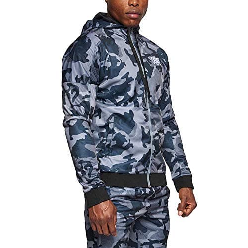 LEONE 1947 Sweat à Capuche Camo Gris Unisexe Pour Sport ou Loisirs AB302