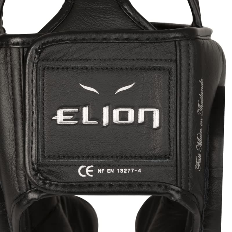 Casque de Boxe en Cuir Elion - Protection Optimale pour Entraîneurs et Boxeurs - Modèle Professionnel avec Système d'Aju