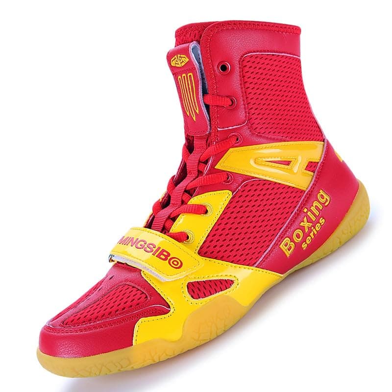 MINGSIBO Chaussures de Boxe Respirantes pour Homme - Boxe, Combat, Fitness, Bodybuilding — Rotboxing