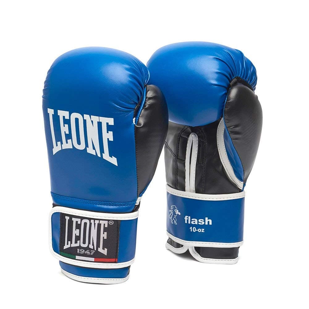 LEONE 1947 Gants de Boxe Junior Flash pour Enfant Unisexe, Noir 4 oz GN083J
