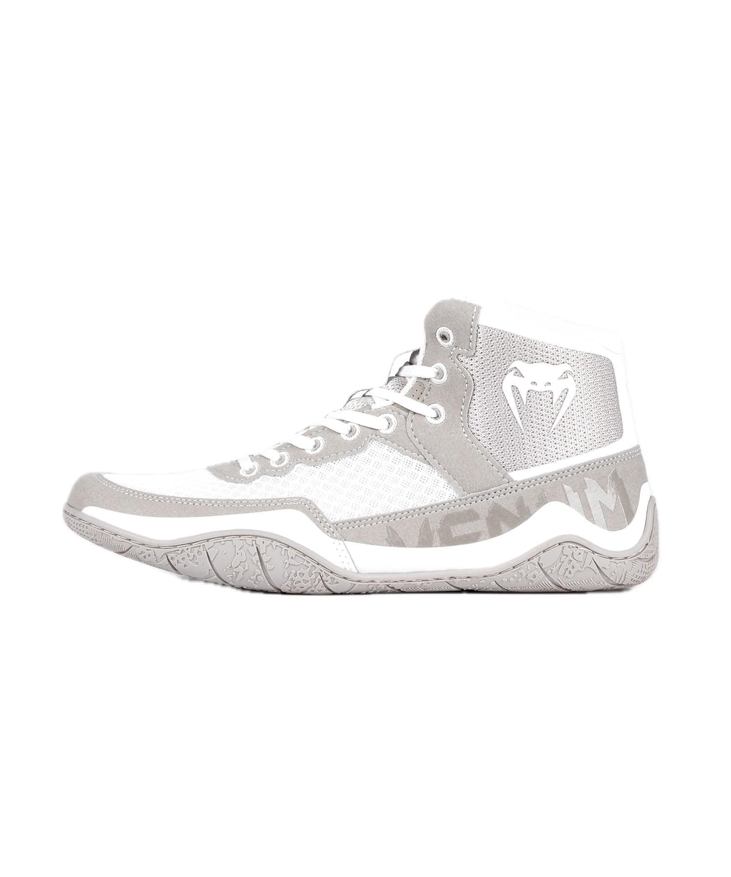 Venum Elite Chaussures de Lutte en Cuir Synthétique pour Fighters - Fermeture Élastique, Résistantes auxabrasions, Taill