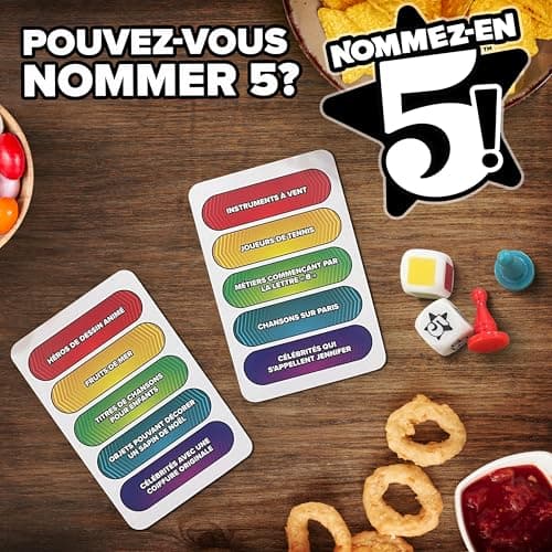 **Nombez-En-5 - Jeu de Réflexion pour Famille et Amis - 2 à 6 Joueurs - Développe la Créativité et le Travail d'Équipe -