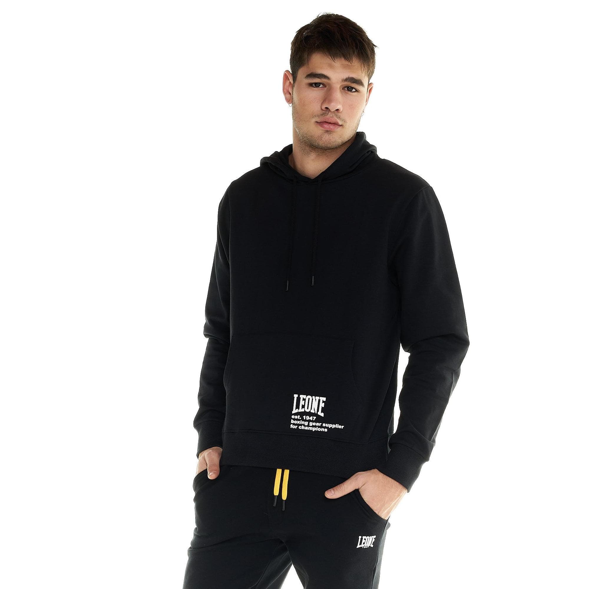 LEONE 1947 Sweat Homme Capuche Active Sport Confortable Étanche M L XL