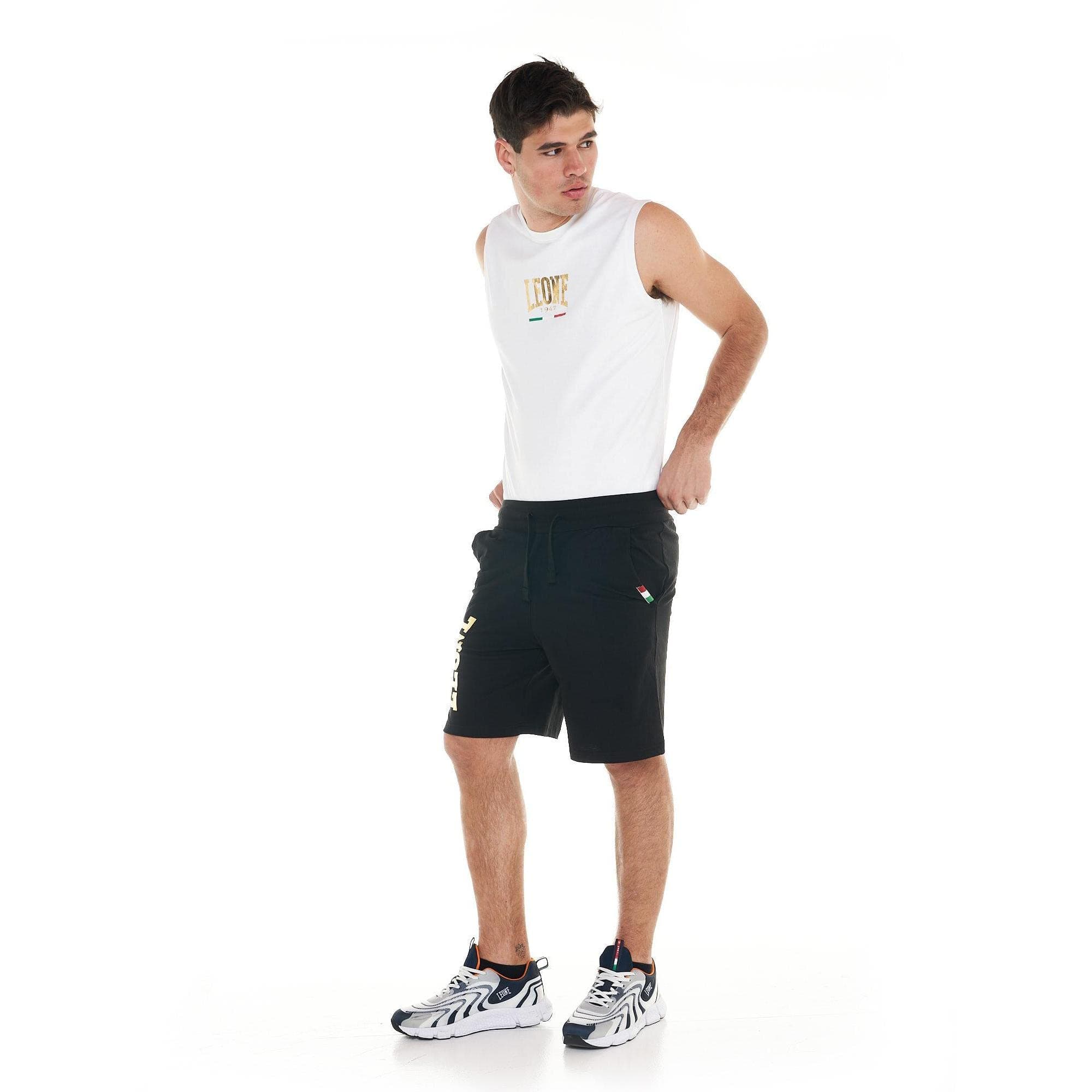 LEONE 1947 Gold Short Pour Homme Élégant et Luxe pour Week-End