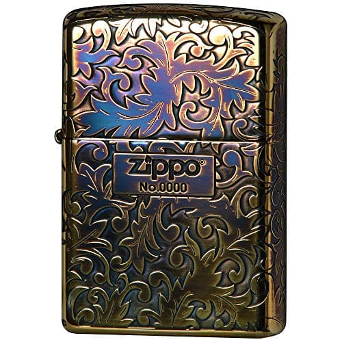 Zippo Classic Arabesque Logo oxydé Dorure | Homme | Cérémonies et Evenements Spéciaux | Feu Continu et Durabilité | 5 Fa