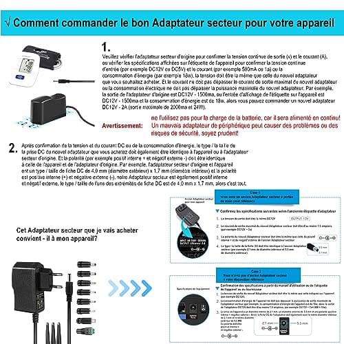 Adaptateur secteur 5V 2A pour chargeur AC220V-230V -> DC5V 2000mA 1500mA 1000mA 500mA Pilote d'alimentation - 8 adaptate