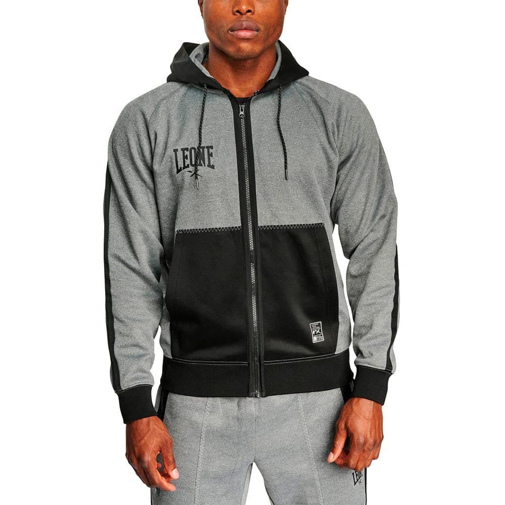 LEONE 1947 Men's Hoodie - Soft Melange Fabric Comfortable Casual Wear for Any Season ABX611