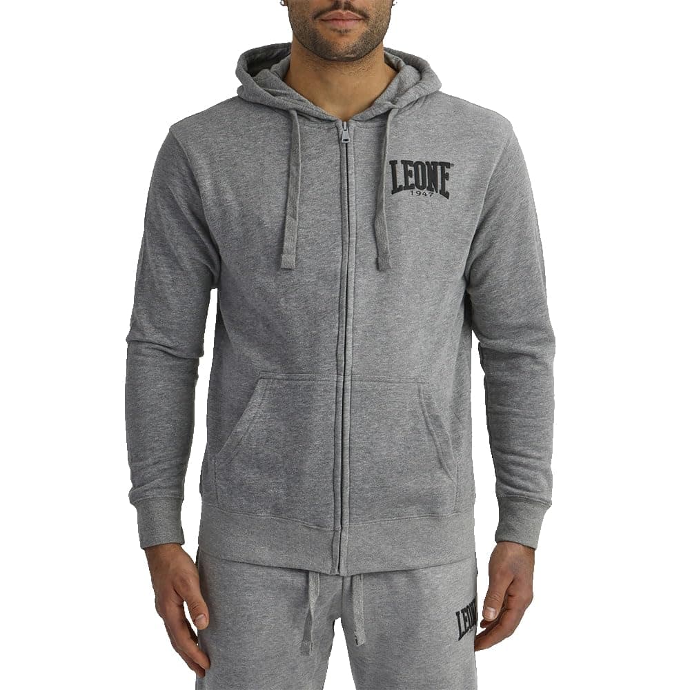 LEONE1947 Logo Full Zip Sweatshirt pour Homme pour Sport