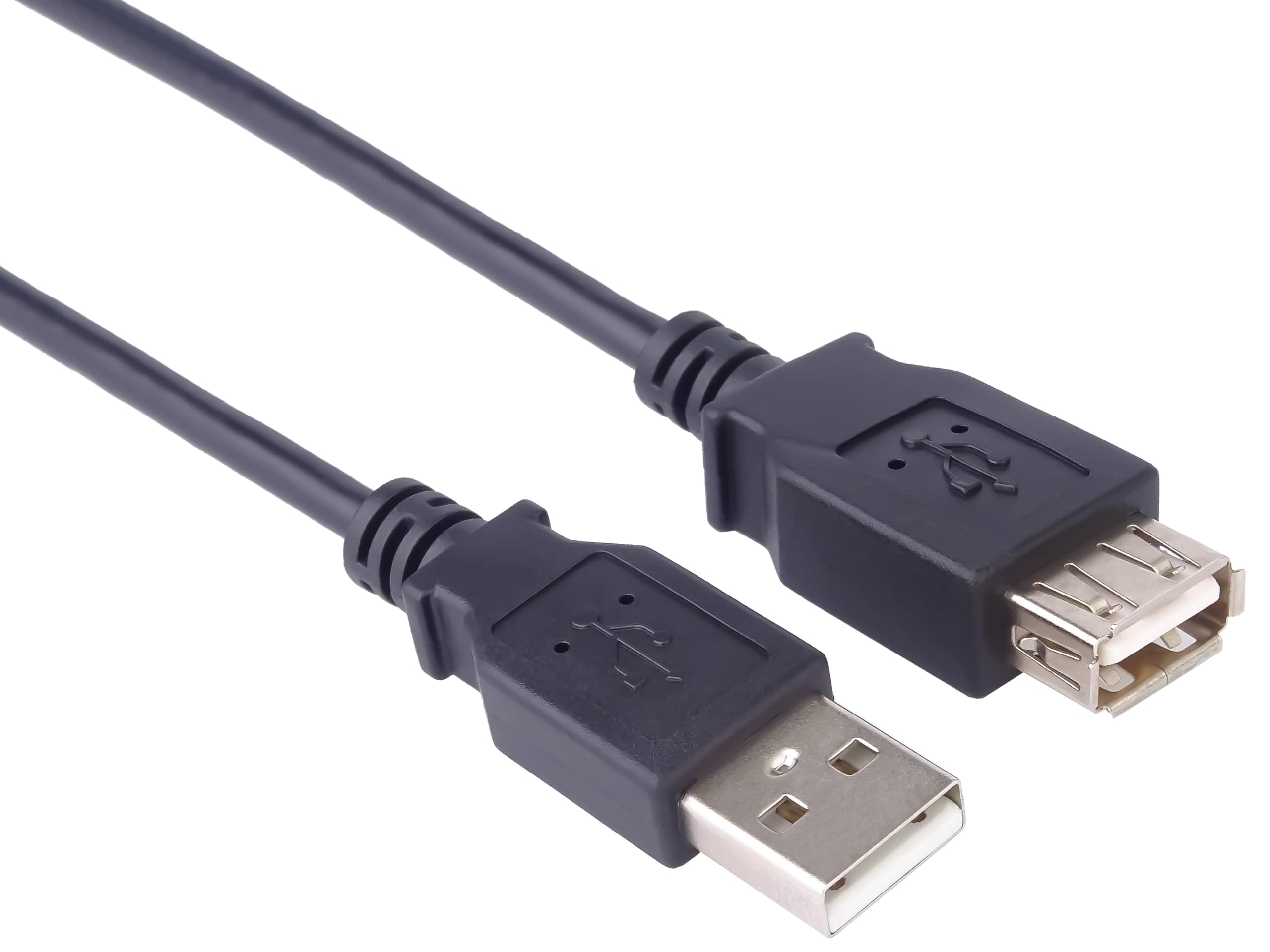Premium USB |0 Rallonge 480 Mbit/s, Câble de Charge et Données 5m, Type A Femelle vers Mâle 4 Broches Double Blindage No