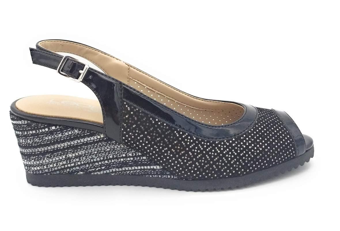 Leone Shoes Chaussures Confortables Élégantes Fabriquées en Italie Par des Artisans Italiens - Noir - Taille 40 EU