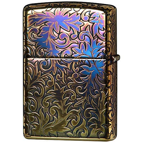 Zippo Classic Arabesque Logo oxydé Dorure | Homme | Cérémonies et Evenements Spéciaux | Feu Continu et Durabilité | 5 Fa