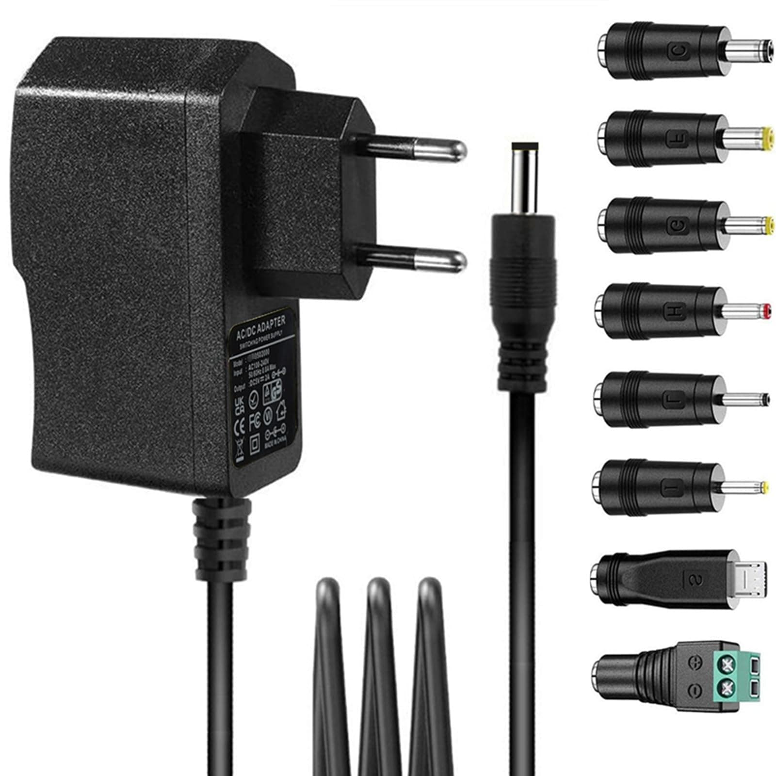 Adaptateur secteur 5V 2A pour chargeur AC220V-230V -> DC5V 2000mA 1500mA 1000mA 500mA Pilote d'alimentation - 8 adaptate