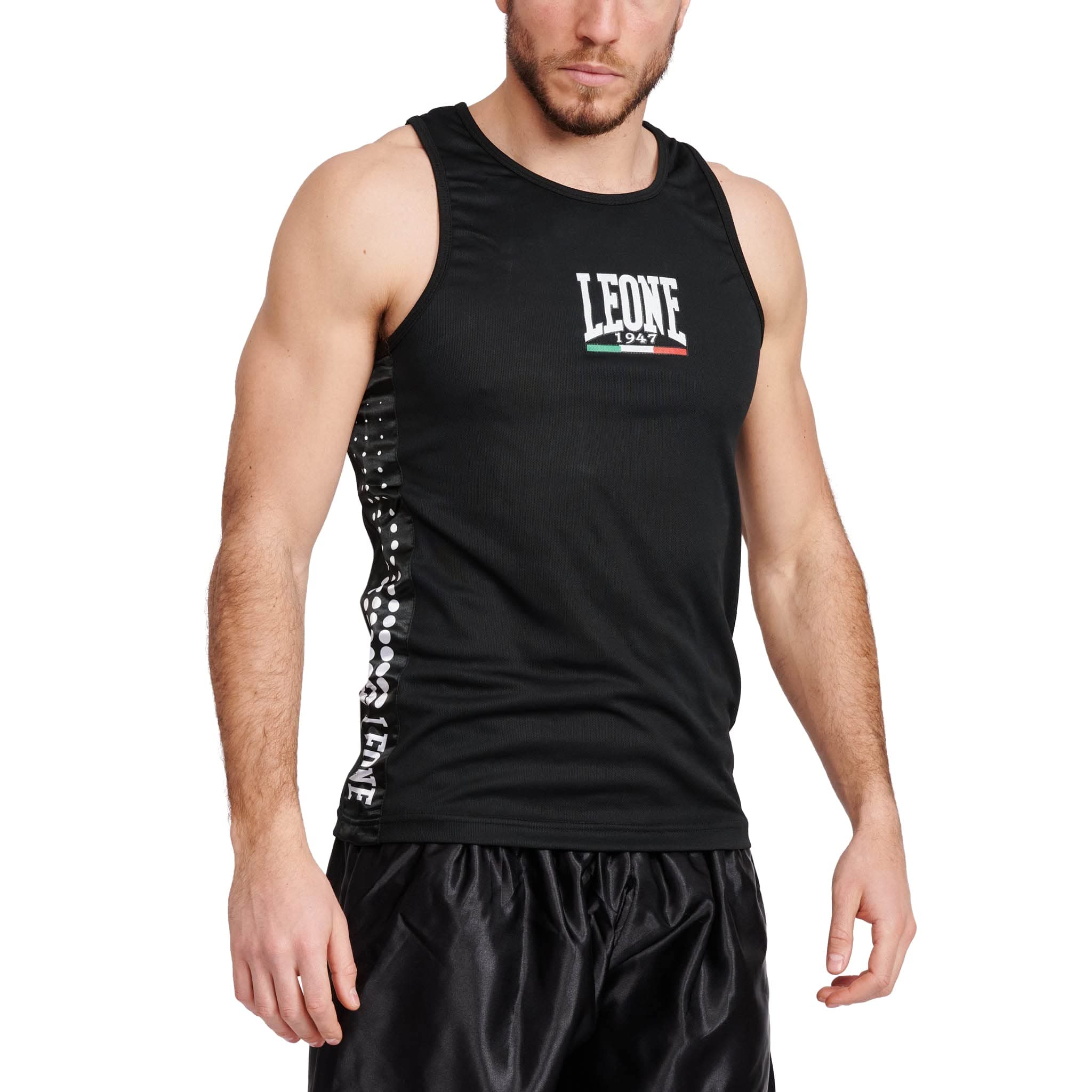 LEONE 1947 Gilet de Boxe Homme Respirant en PVC Durable pour Novices et Compétition 100% Secure
