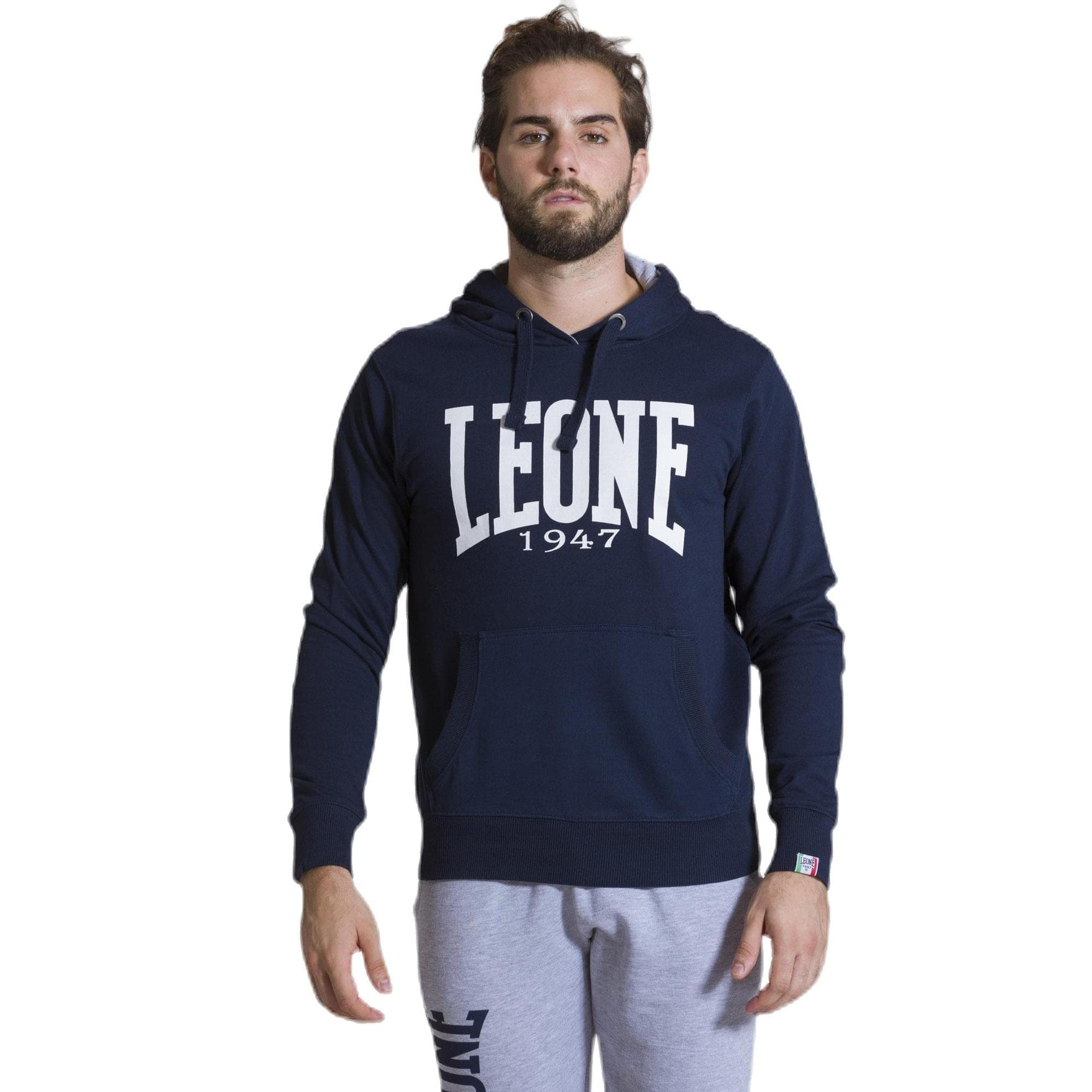 LEONE 1947 Sweat Capuchon Sportif Homme - Polyeste Stretchable|Élastique|Décontracté |Sports|Bain|Chasse|Travail|Taille