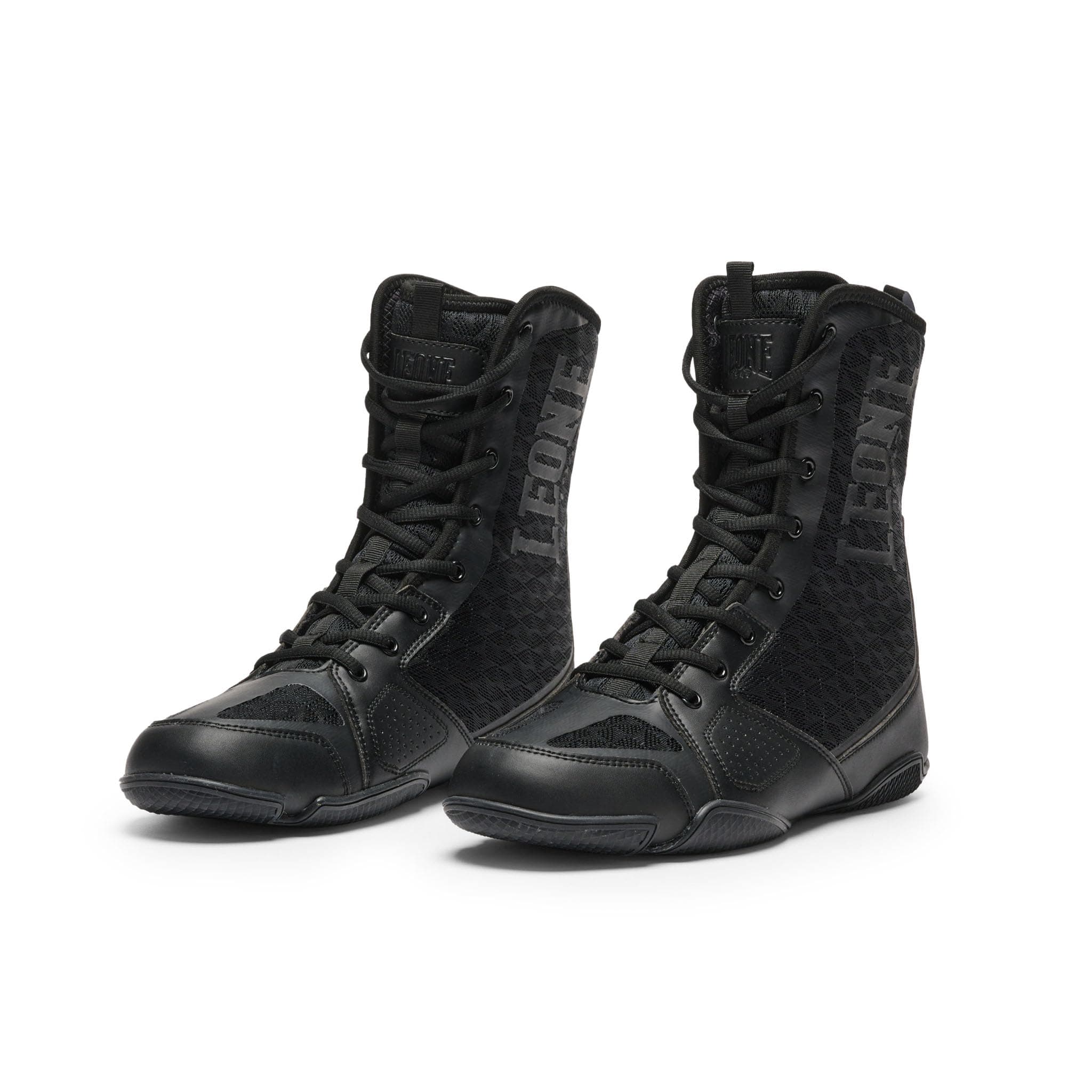 LEONE 1947 Mixte Stivaletti Boxe Professionnel Bottes Oxford Homme Combat