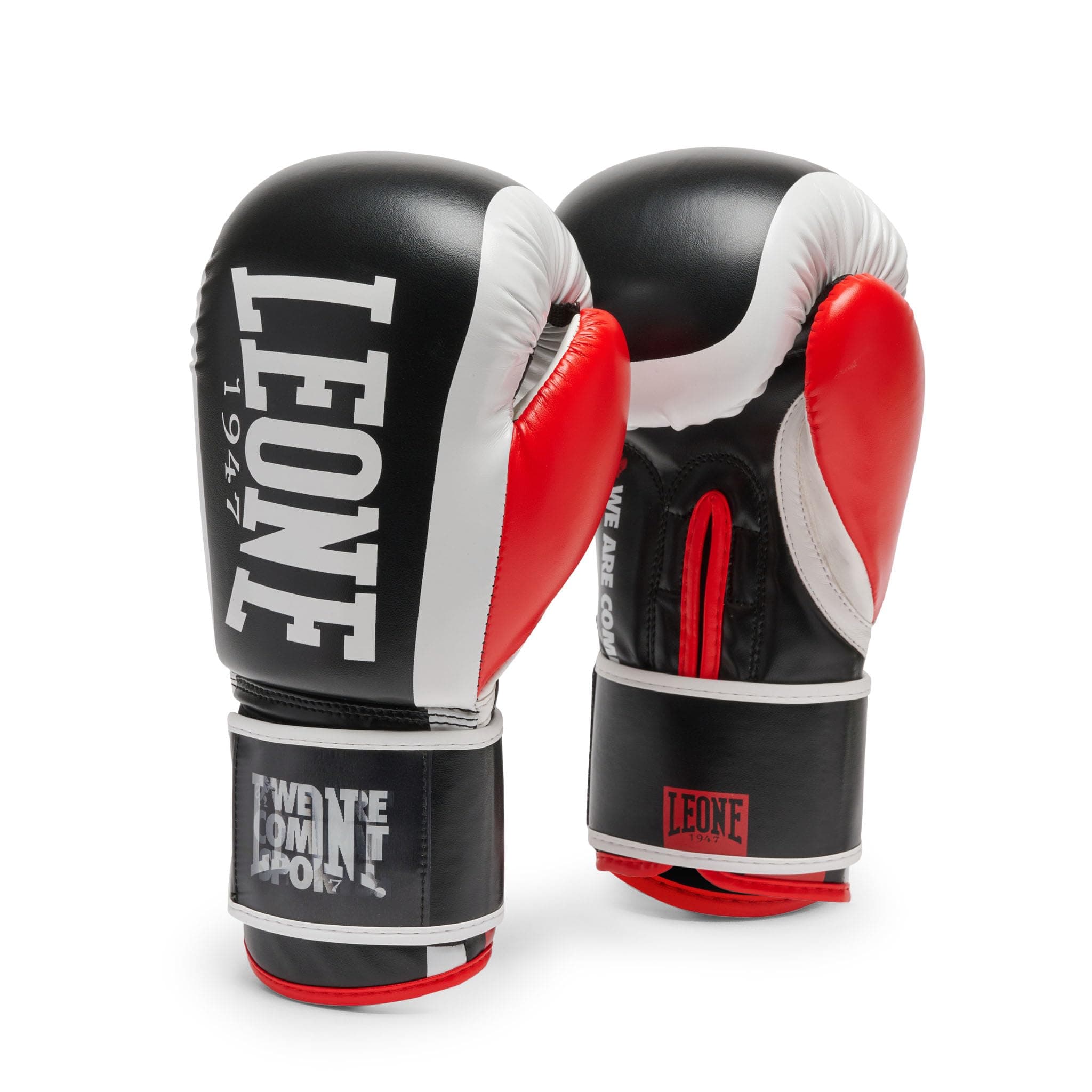 Leone Gants Boxe GN333 01 Logo WACS Noir pour Combattants de Lutte (10 Paires)