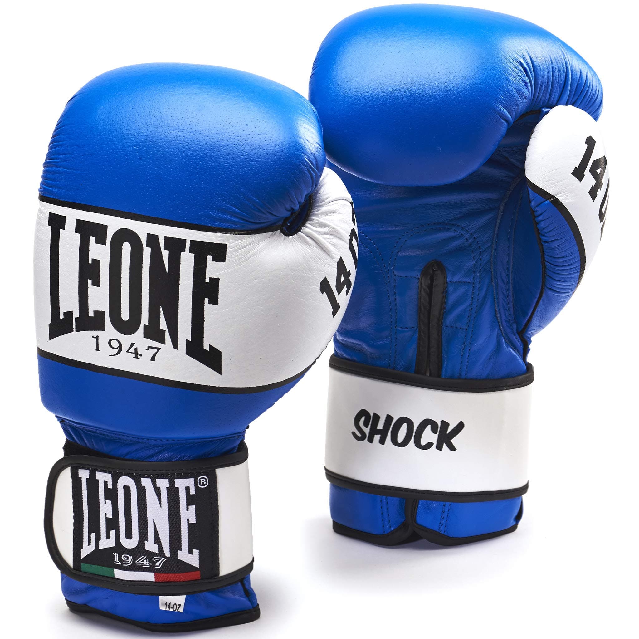 LEONE 1947 Gants de Boxe Shock - Homme - Training - Doux et Respirant - 16 oz - Boxe Amateur