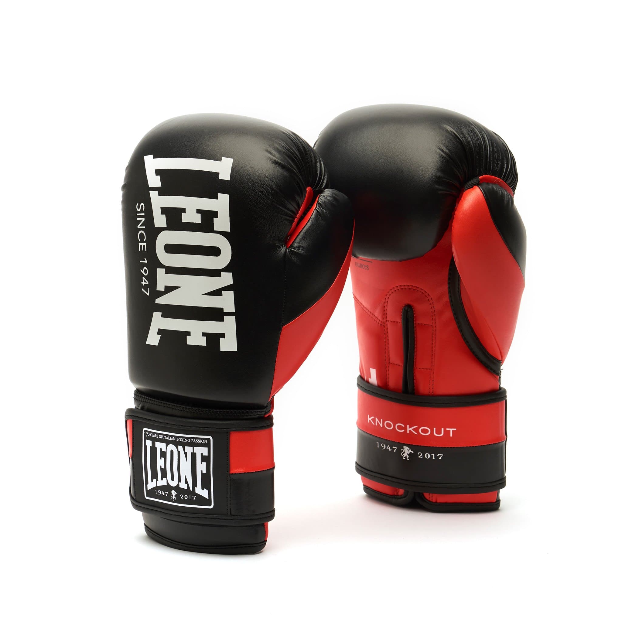 LEONE 1947 Knockout gants de boxe mixte pour amateurs de combat en salle de sport avec technologie ergonomique taille M-