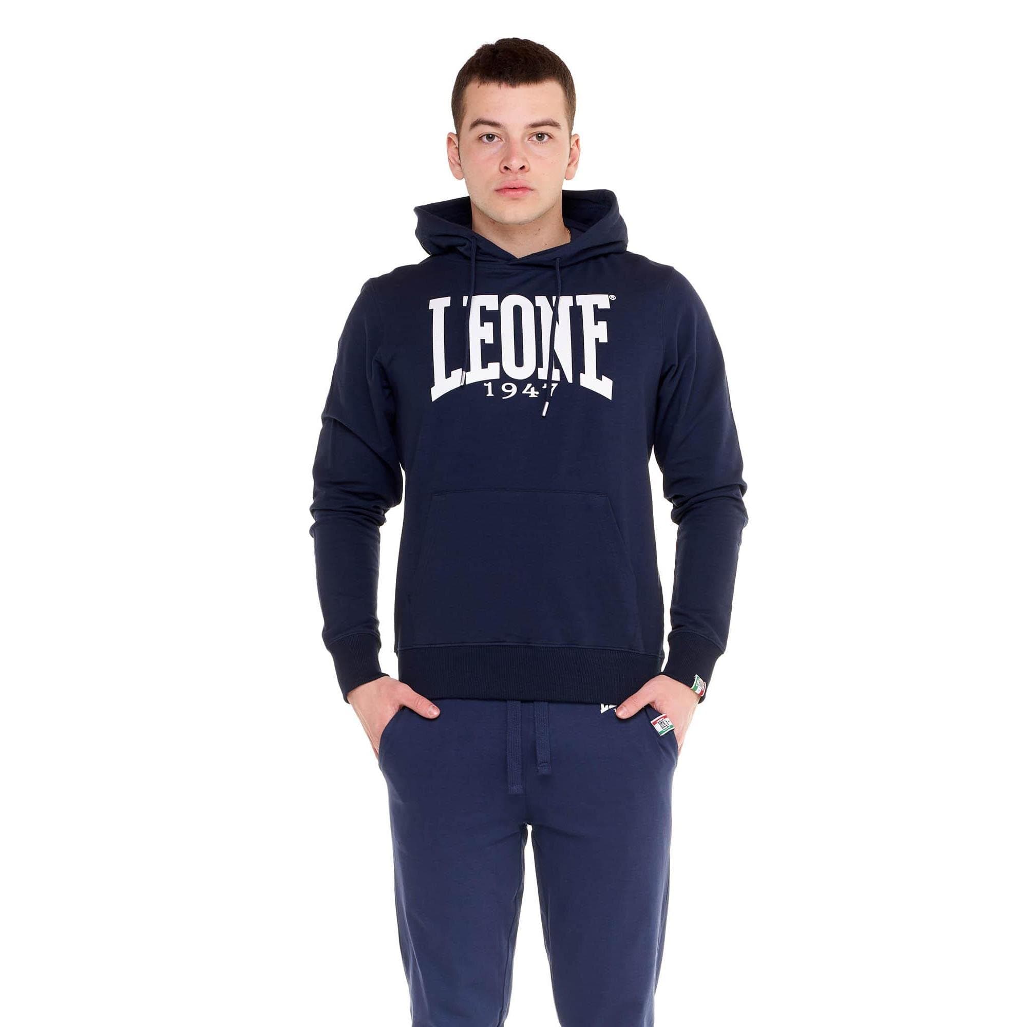 LEONE 1947 Sweat à Capuche Light pour Homme Été