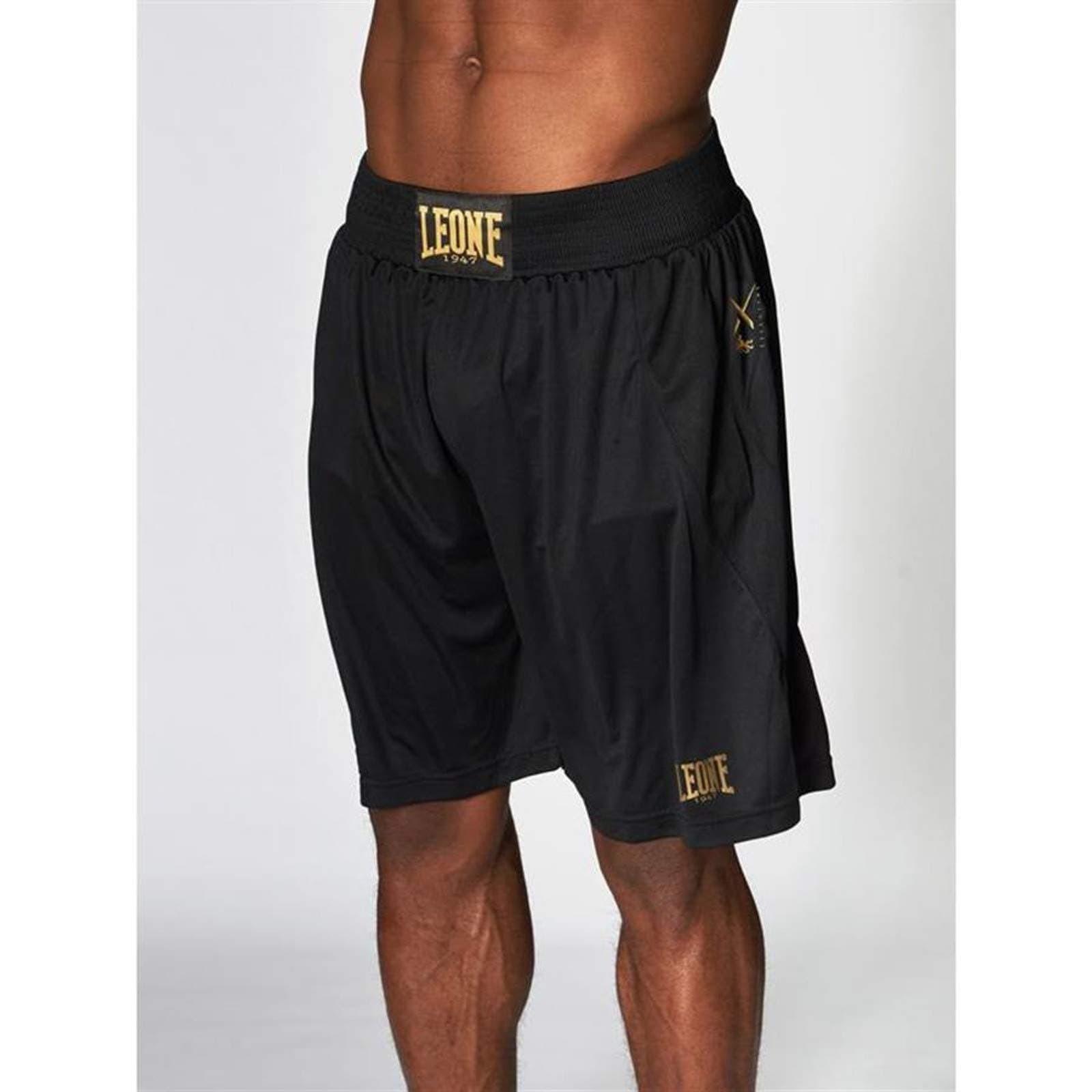 LEONE 1947 Shorts de Boxe Homme - Élasthanne Respirante, Pour Entraînement et Combat, Slim Fit