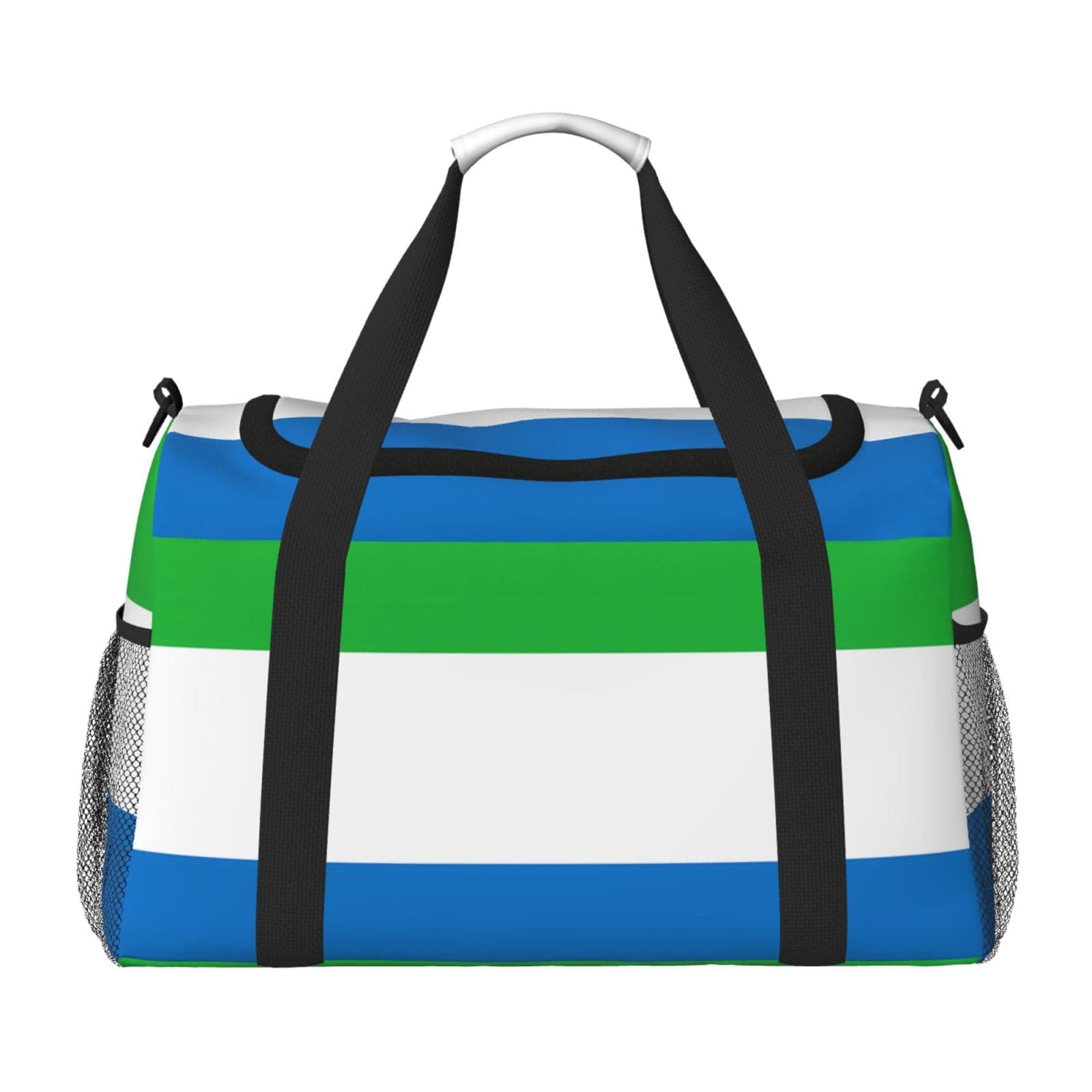DngSer Sac de voyage à main pour femme avec drapeau de la Sierra Leone - Grand sac fourre-tout pour le camping et les vo