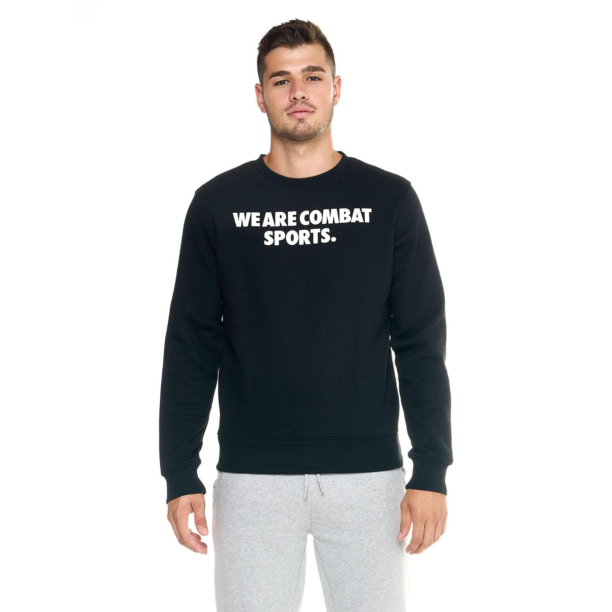 LEONE Sweat ras du cou Homme Urbain en Coton 100% - Confortable et Respirant pour Mode Streetwear Moderne