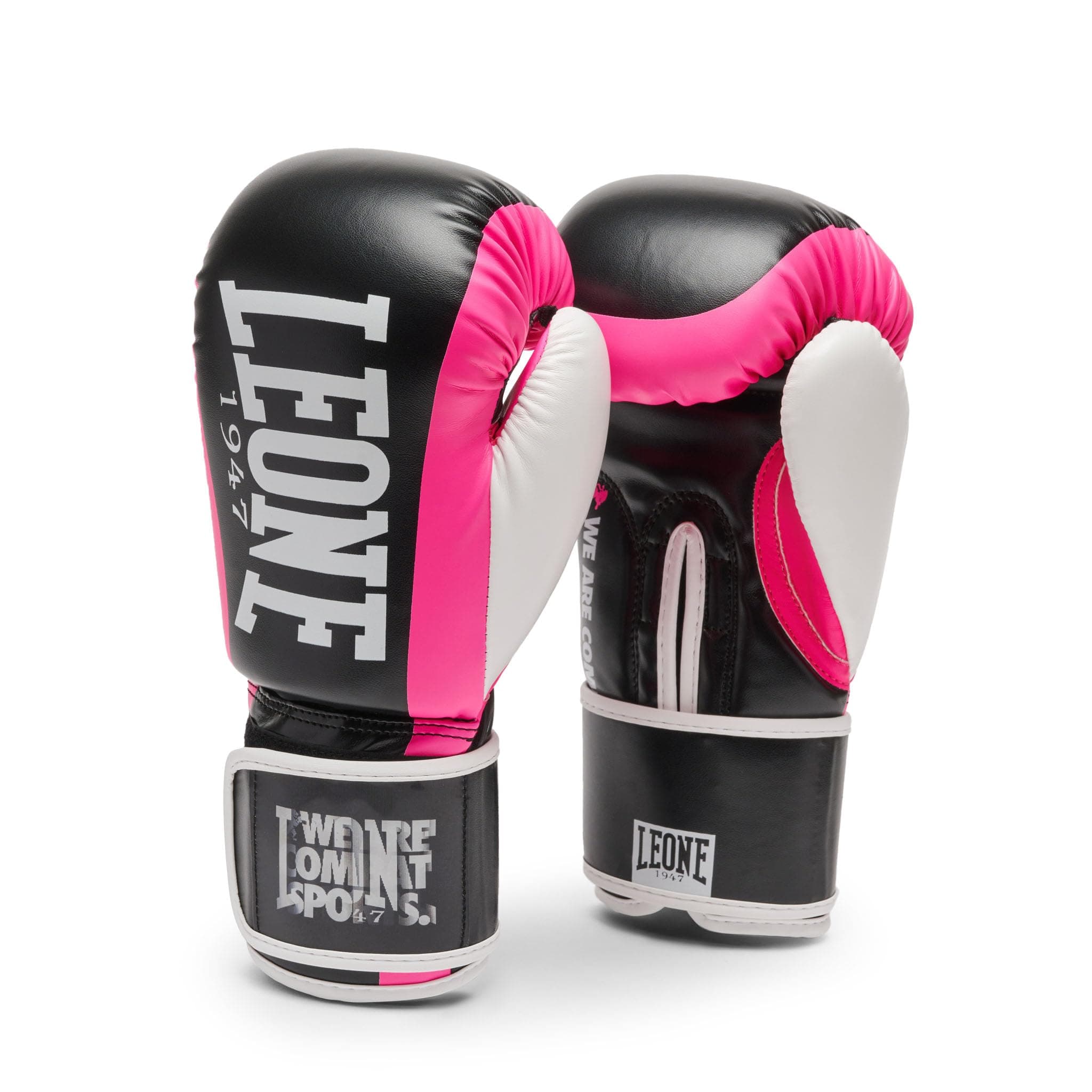 Leone Gants Boxe GN333 Noir pour Combattants de Boxe (10 Paires) - Ergonomiques et Durables - Idéaux pour Entraînements