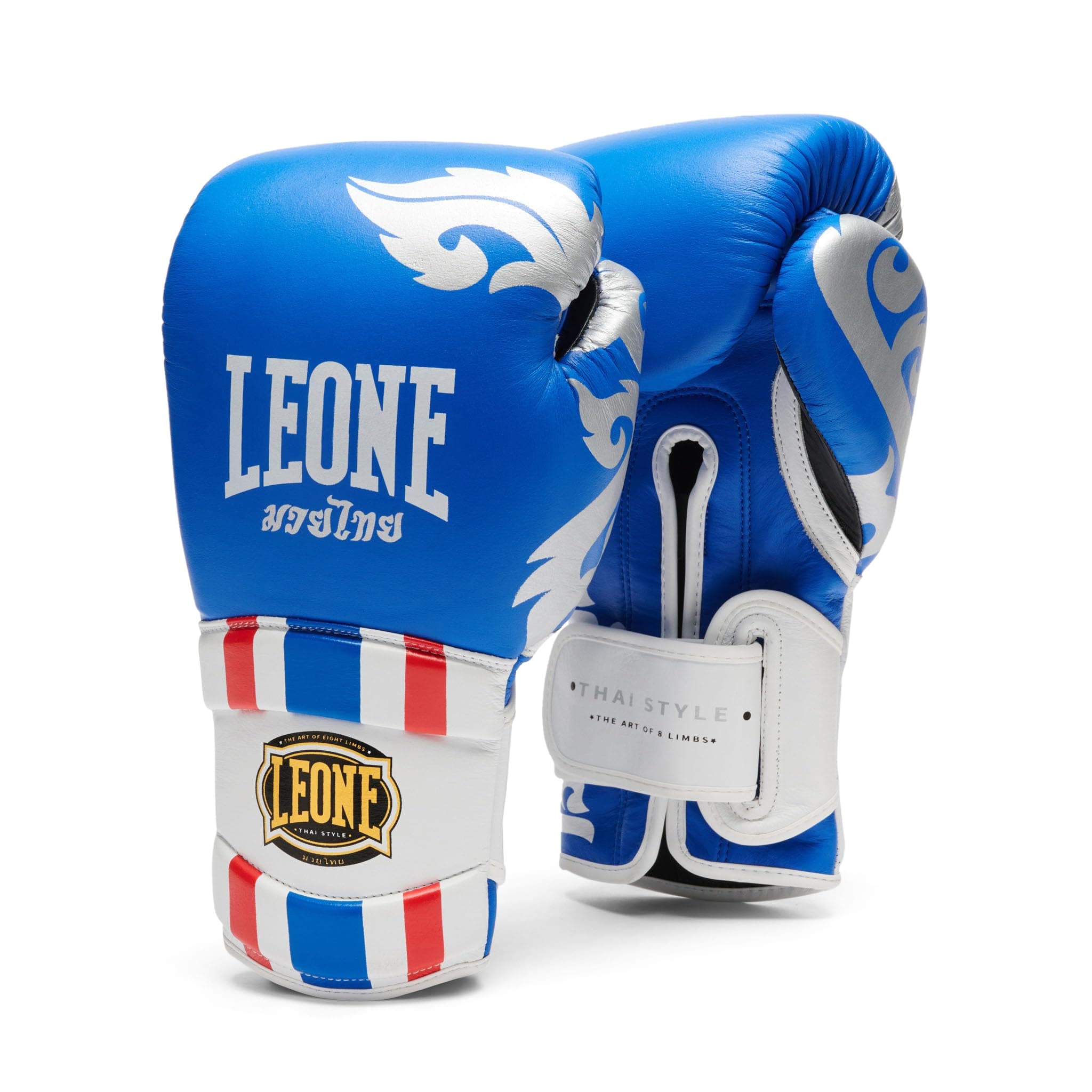 Leone 1947 Gants Boxe Thai en Cuir pour Entraîneurs - Modèle GN114, Protection Élevée, Respirant