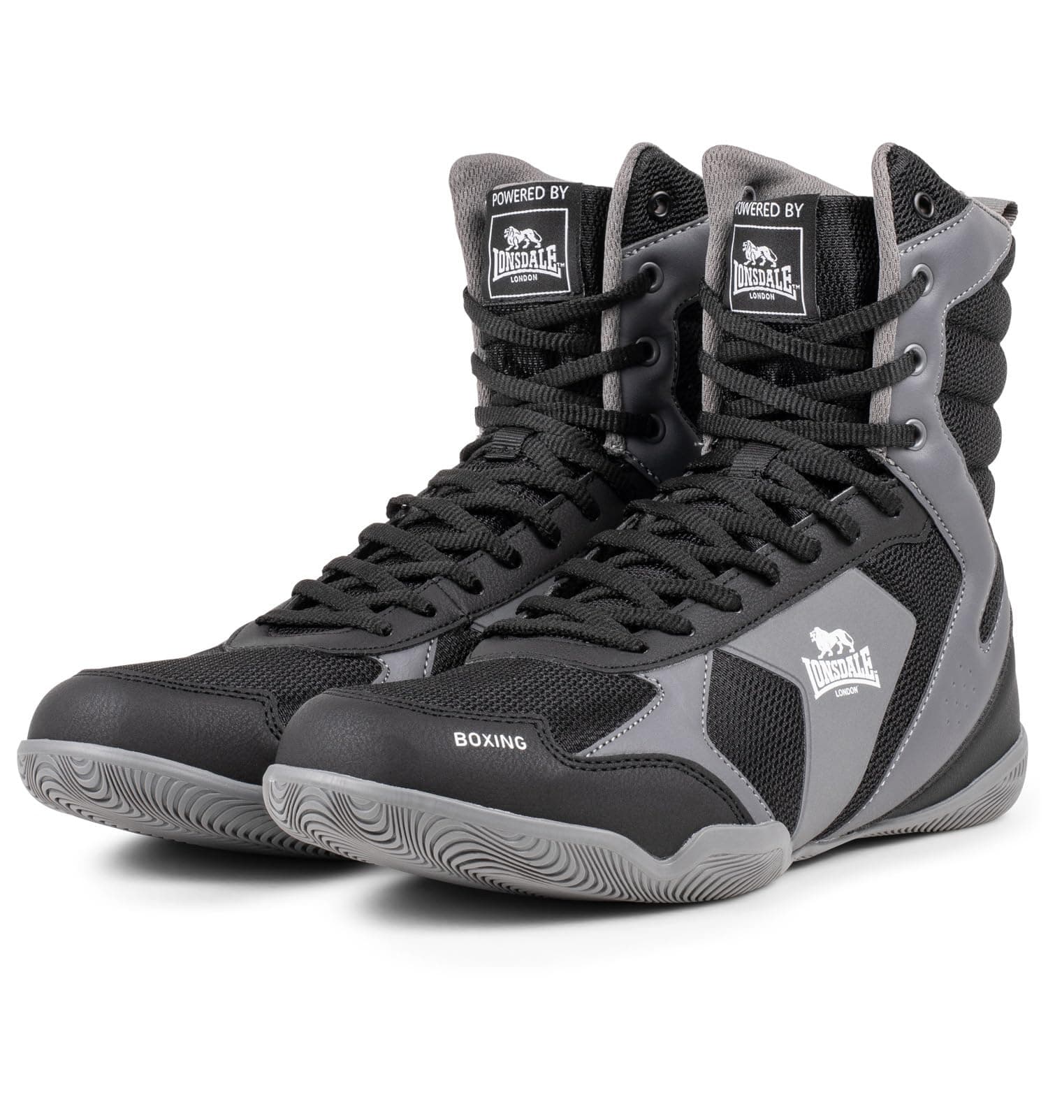Lonsdale Chaussures de Boxe Mixte Heskin – Serrage Élevé, Idéal pour l'Entraînement Sportif