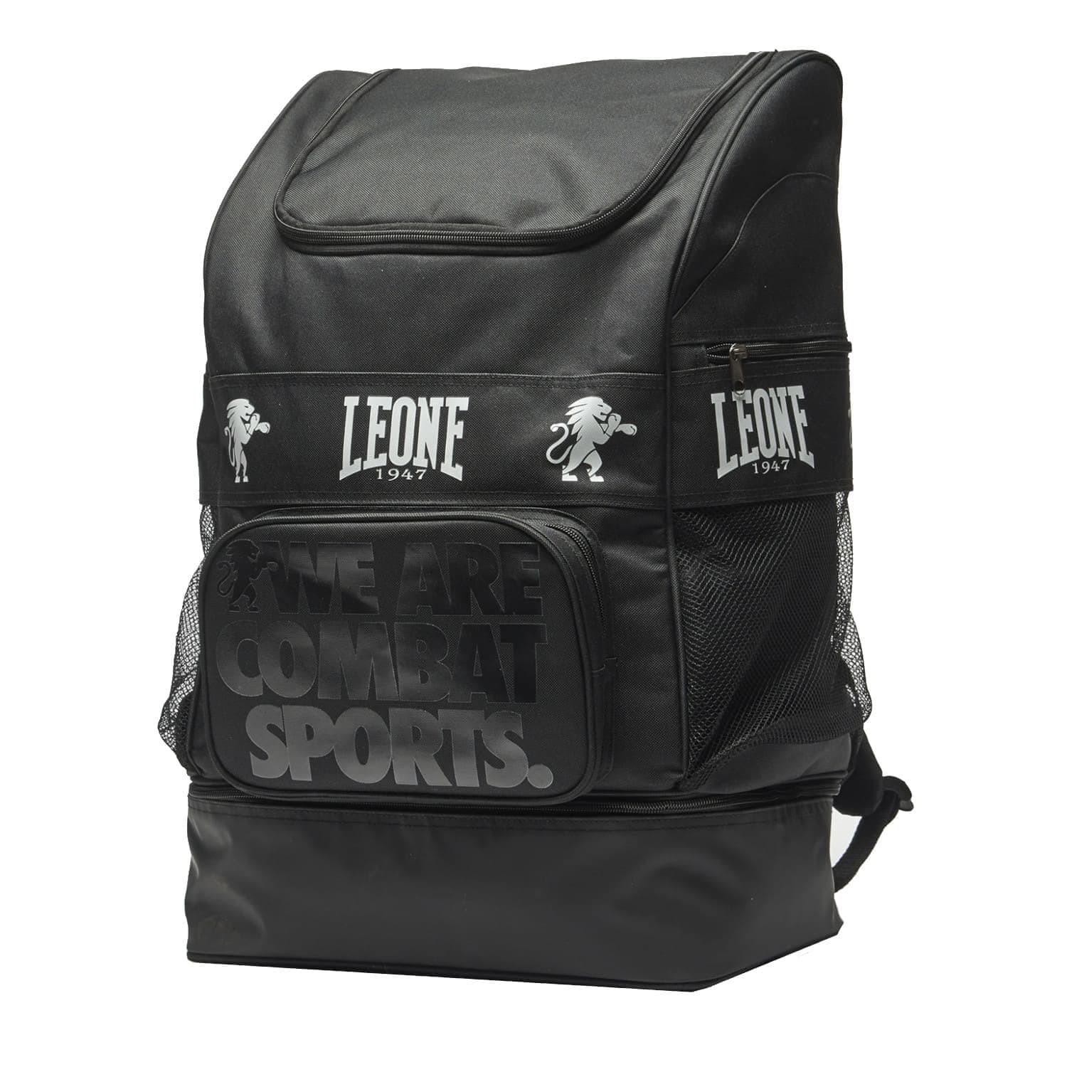 Sac À Dos LEONE 1947 Ambassadeur Noir pour Adulte Unisexe, Design Élégant et Fonctionnel, Taille Unique AC952