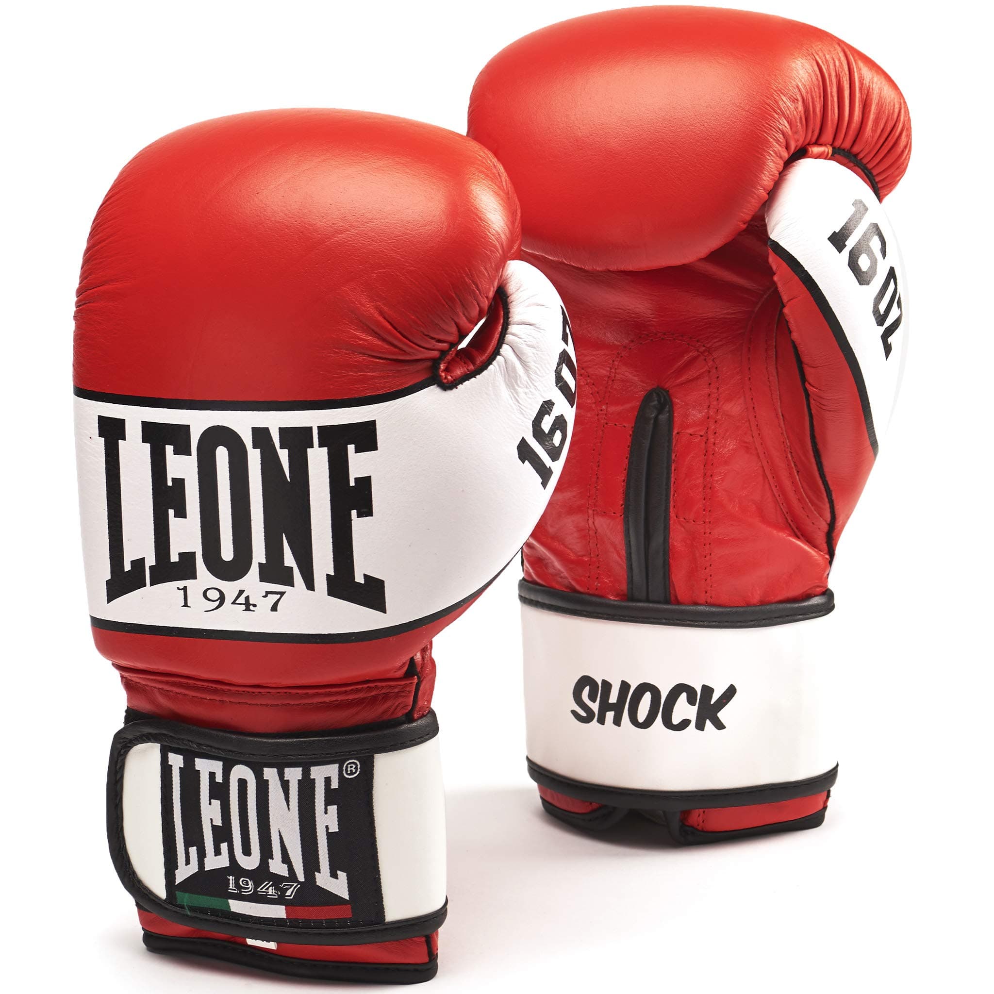 Gants de boxe Shock LEONE 1947 pour hommes en combat efficace et confortables en size M